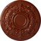 Ekena Millwork Oslo Ceiling Medallion (Fits Canopies up to 10 1/2"), Hand-Painted Firebrick, 28 1/8"OD x 1 3/4"P CM28OSFIF - alternate 1